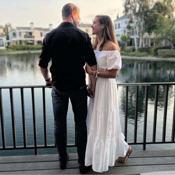 Lily Pulitzer Nessa Off-The-Shoulder Maxi Dress white - Picture 8 of 8